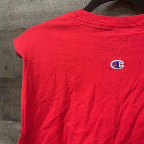 Champion mens red muscle shirt tank top size L large NEW NWT - Picture 4 of 10